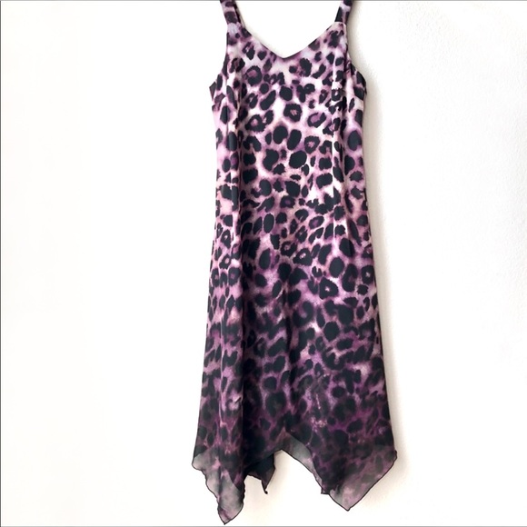 Soma Other - SOMA Purple Animal Print Gown